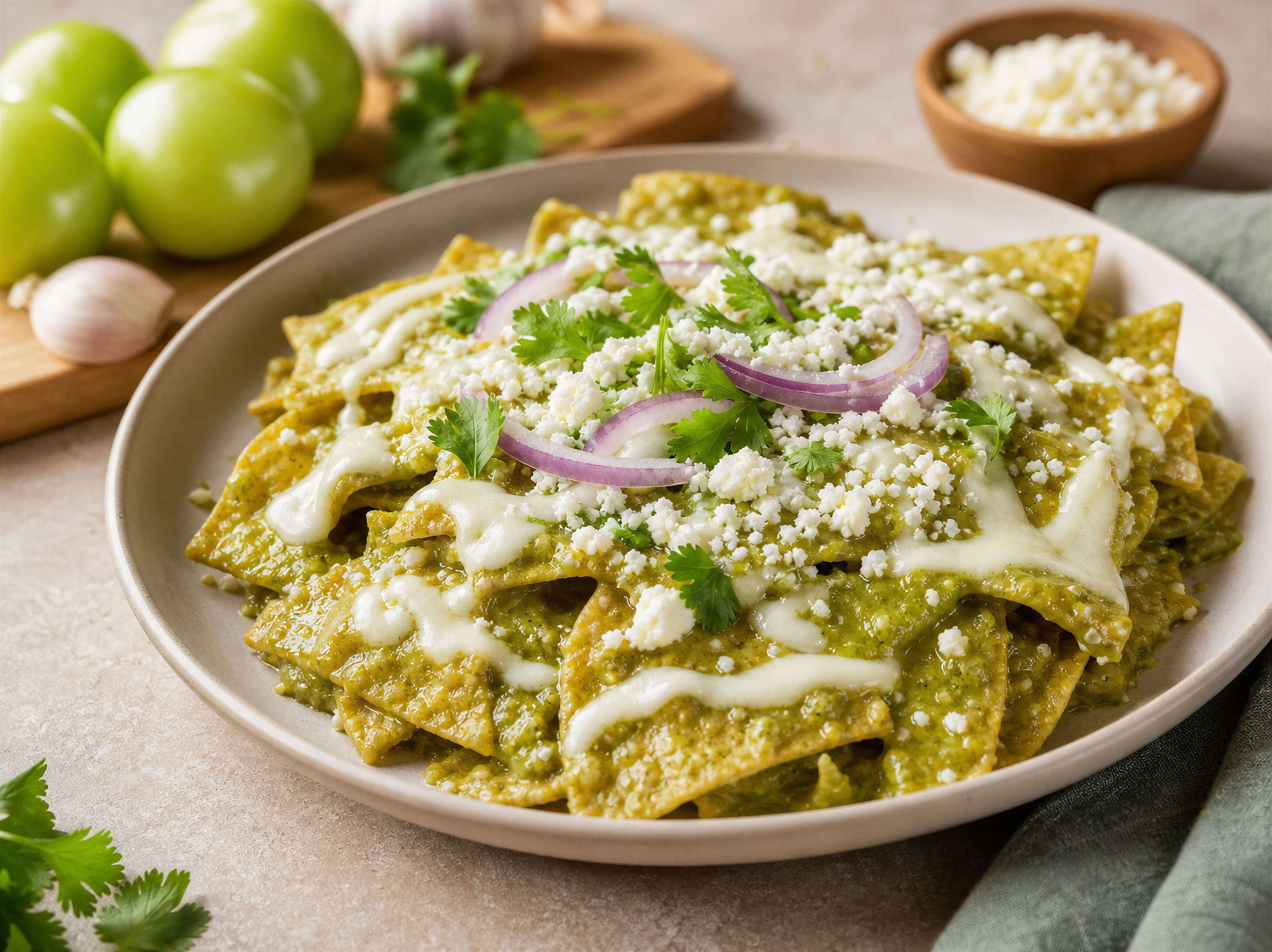 Chilaquiles Verdes Crujientes